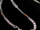 Neassa - Handmaden Designs LLC Sterling silver and Carnelian micromaille and silversmithing necklace
