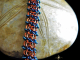 Copper and enameled copper Nixie Chain chainmaille bracelet