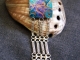 Reina - Handmaden Designs LLC Sterling silver micromaille and metalsmithing Prismacolor bracelet