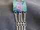 Reina - Handmaden Designs LLC Sterling silver micromaille and metalsmithing Prismacolor bracelet