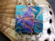 Reina - Handmaden Designs LLC Sterling silver micromaille and metalsmithing Prismacolor bracelet