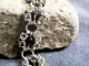 Romanov bracelet ~ Handmaden Designs LLC Sterling Silver Smokey Quartz Dragondust Romanov bracelet