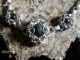 Delilah Sterling silver lava rock and pearl Romanov bracelet by Handmaden Designs LLC
