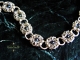 Sterling silver Romanov bracelet with Freshwater Pearls by Handmaden Designs LLC