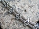 Sanna ~ Handmaden Designs LLC Celtic style sterling silver Tanzanite and Black Spinel bracelet