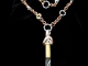 Sterling silver, copper, and raw quartz crystal Steampunk set