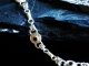 Tillie - Handmaden Designs LLC Sterling silver and Smokey Quartz Victorian style bracelet by Handmaden Designs