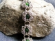Sterling Silver, Dragondust, Chrome Diopside Trizanov bracelet