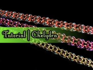 Chelydra chainmaille weave tutorial by Handmaden Designs LLC
