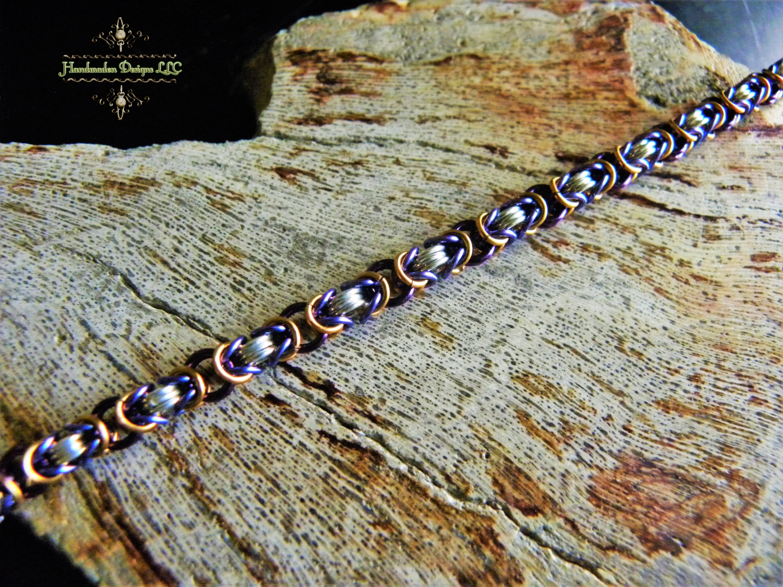 Sterling Silver Byzantine Chainmail Bracelet