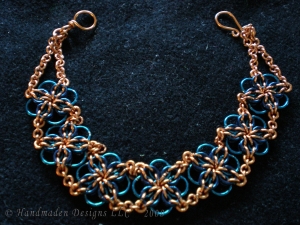 Annora (Copper/dark Blue/Peacock Blue)