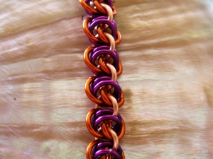 Avarin (Bracelet)(Copper/Amber Brown/Purple)