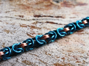 Byzantine (Bracelet)(Copper/Blue/Teal)