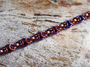 Byzantine (Bracelet)(Copper/Orange/Purple/Lavender)