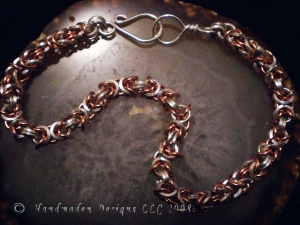 Byzantine Bracelet (Sterling silver/Copper)