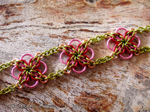 Annora (Bracelet)(Copper/Lime Green/Hot Pink/Magenta)