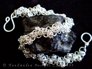Celtic Lace Bracelet (Sterling Silver)