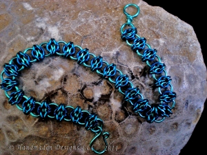 Celtic Visions bracelet (Tri-colour Blue)