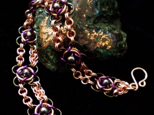 Dalya (Copper/Gun Metal/Purple)