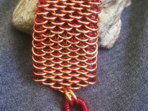 Dragonscale (Bracelet)(Copper/Brown/Magenta)