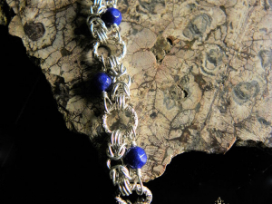 Nadine (Bracelet)(Sterling Silver/ Blue Sapphire)