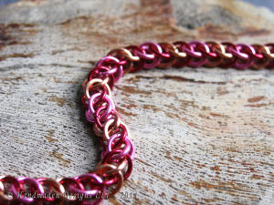 Half Persian 3in1 (Bracelet)(Copper/Hot Pink/Magenta)