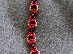 Hannele (Bracelet)(Copper/Magenta/Steel Grey)
