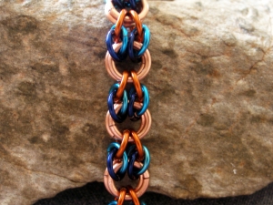 Hooves (Bracelet)(Copper/Two-Tone Blue/Amber Brown)