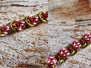 Istari (Bracelet)(Copper/Hot Pink/Lime Green)