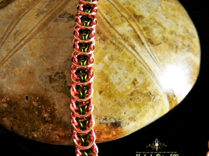Kelpie (Bracelet) (Copper/Army Green/Coral)