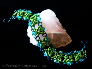 Nina (Lime Green/Peacock Blue)