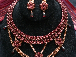 Rhianna (Set)(Copper/Burgundy/Brown/Garnet)