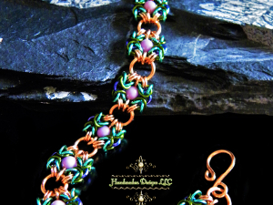 Romanove (Bracelet)(Copper/Aqua/Army Green/Lavender/Phosphosiderite)