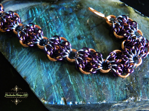 Serpents Nest (Bracelet)(Copper/Orchid/Grey)